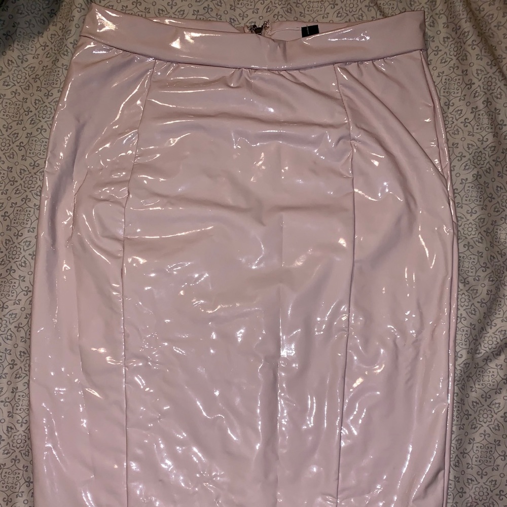 💕 “latex” skirt 💕